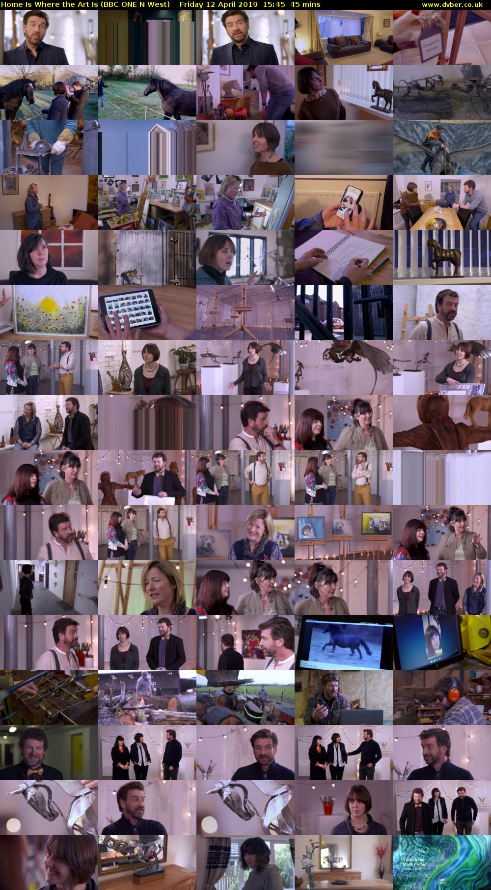 Home Is Where the Art Is (BBC ONE N West) Friday 12 April 2019 15:45 - 16:30