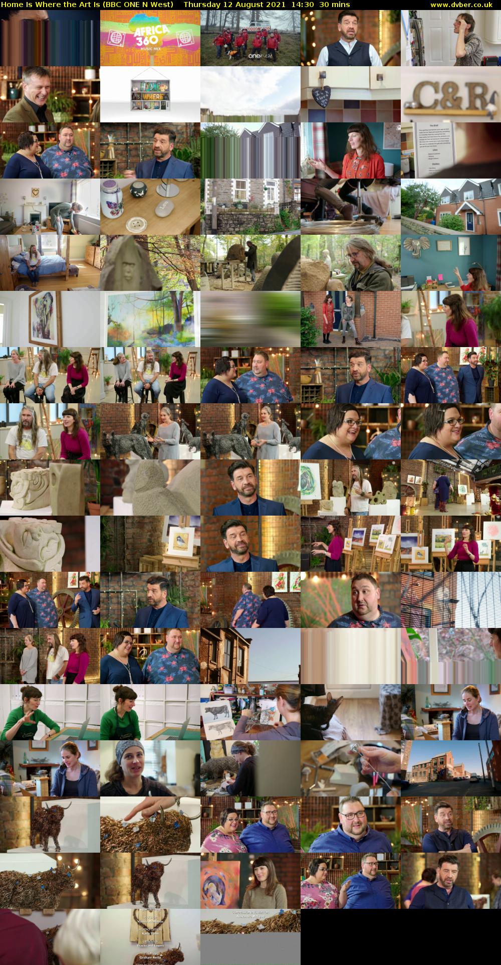 Home Is Where the Art Is (BBC ONE N West) Thursday 12 August 2021 14:30 - 15:00