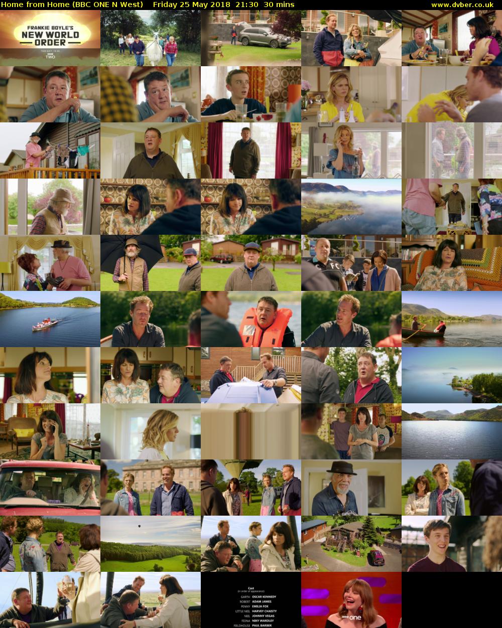 Home from Home (BBC ONE N West) Friday 25 May 2018 21:30 - 22:00