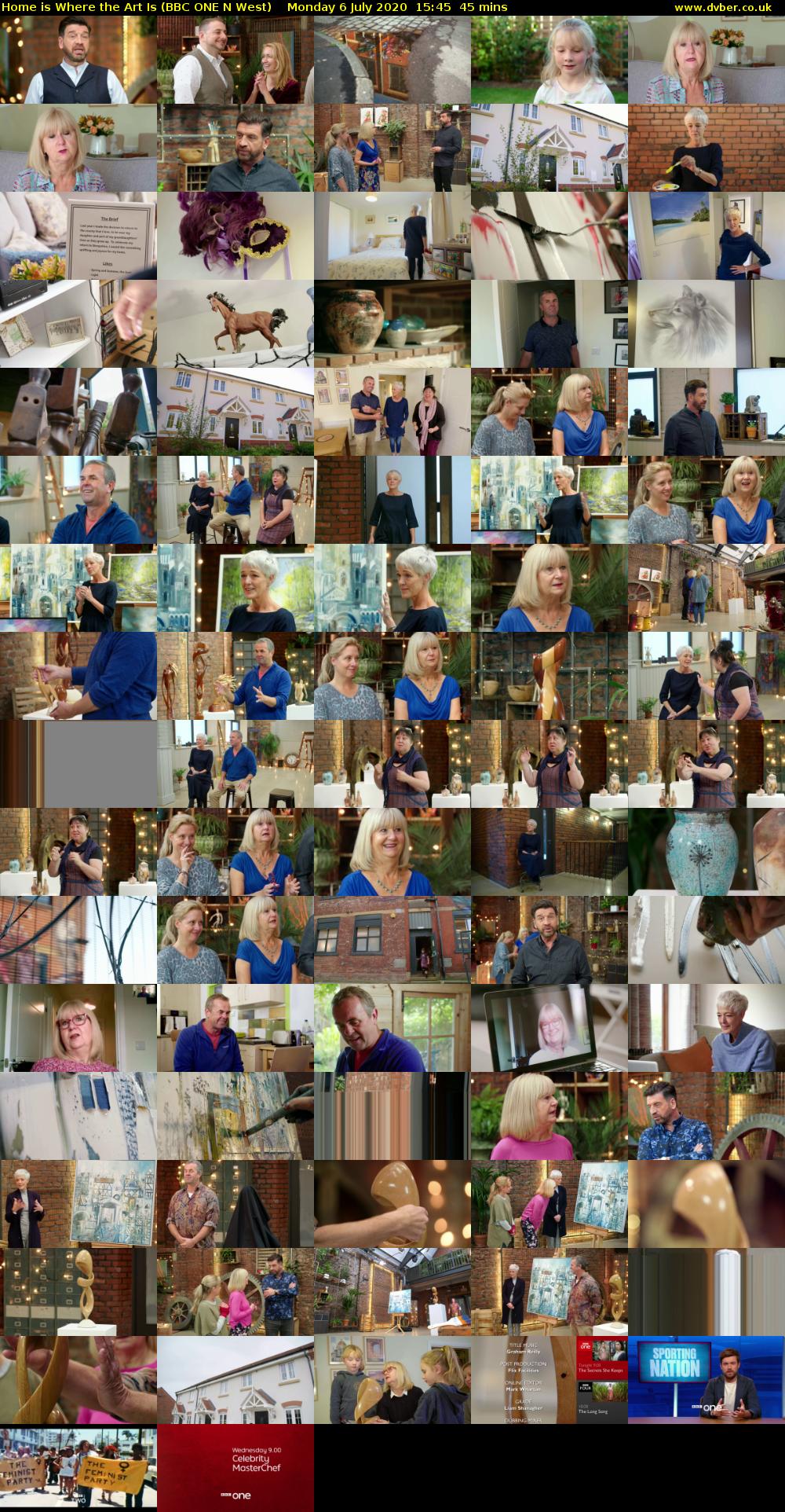 Home is Where the Art Is (BBC ONE N West) Monday 6 July 2020 15:45 - 16:30