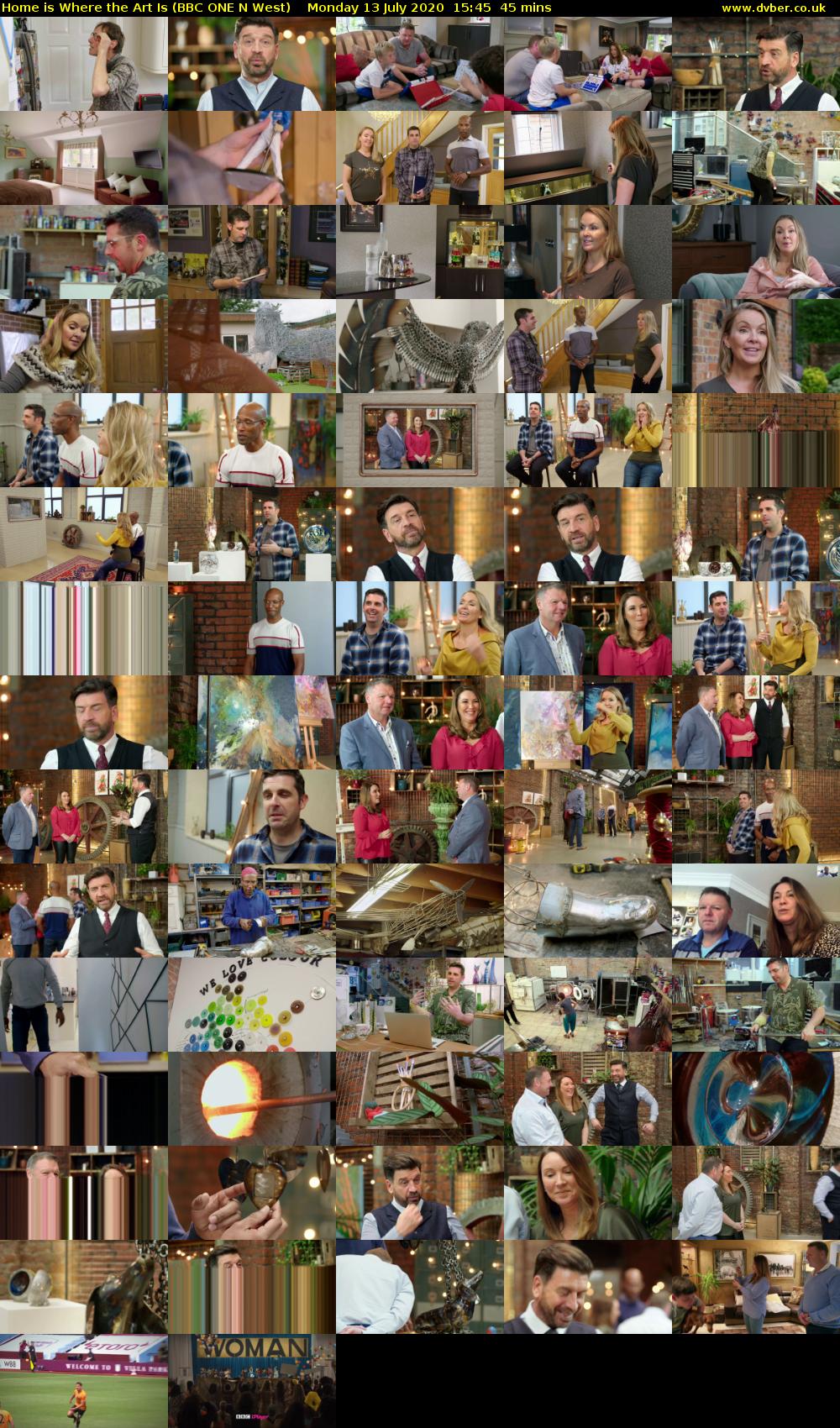 Home is Where the Art Is (BBC ONE N West) Monday 13 July 2020 15:45 - 16:30