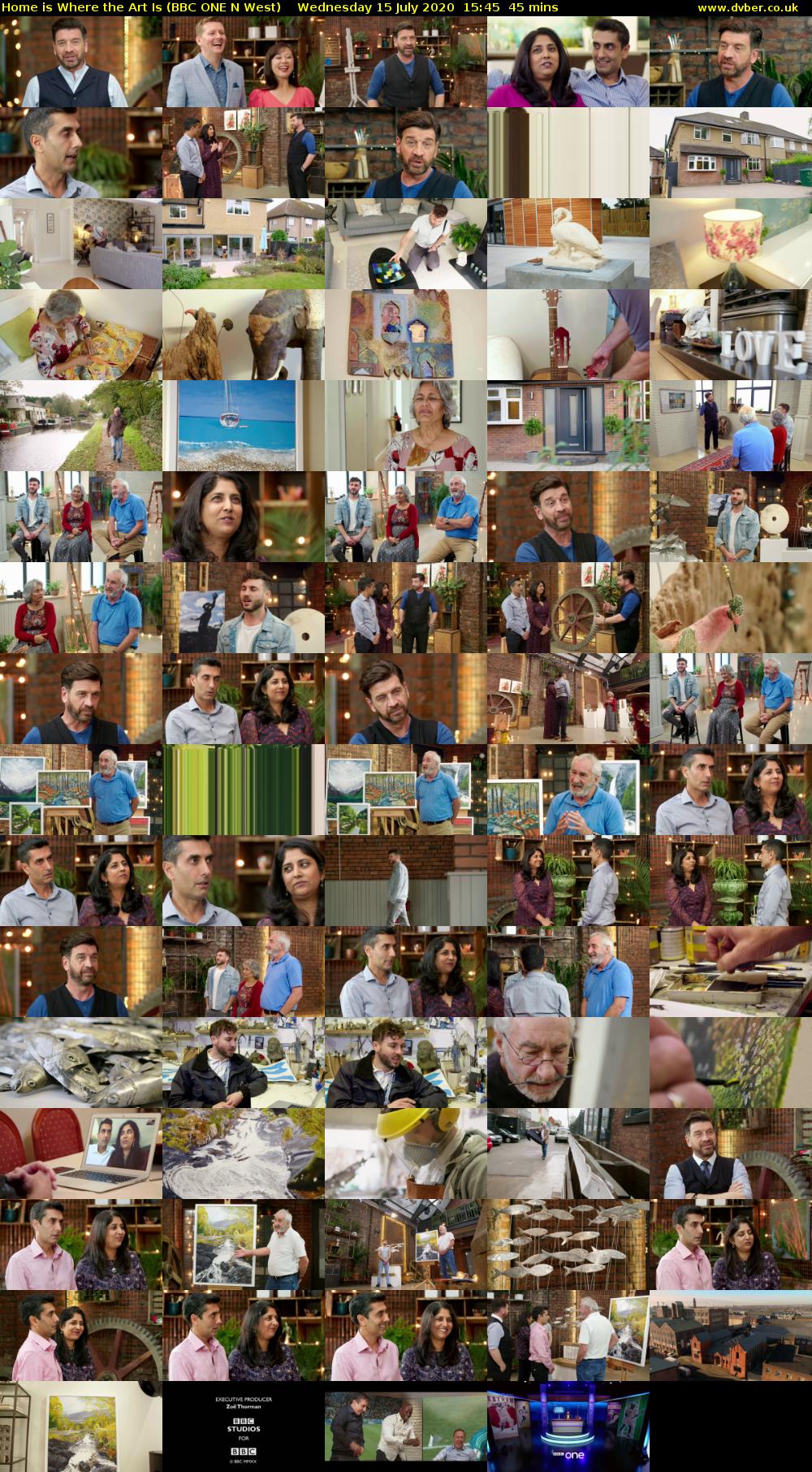 Home is Where the Art Is (BBC ONE N West) Wednesday 15 July 2020 15:45 - 16:30
