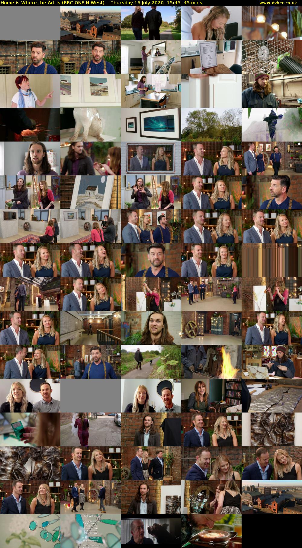 Home is Where the Art Is (BBC ONE N West) Thursday 16 July 2020 15:45 - 16:30