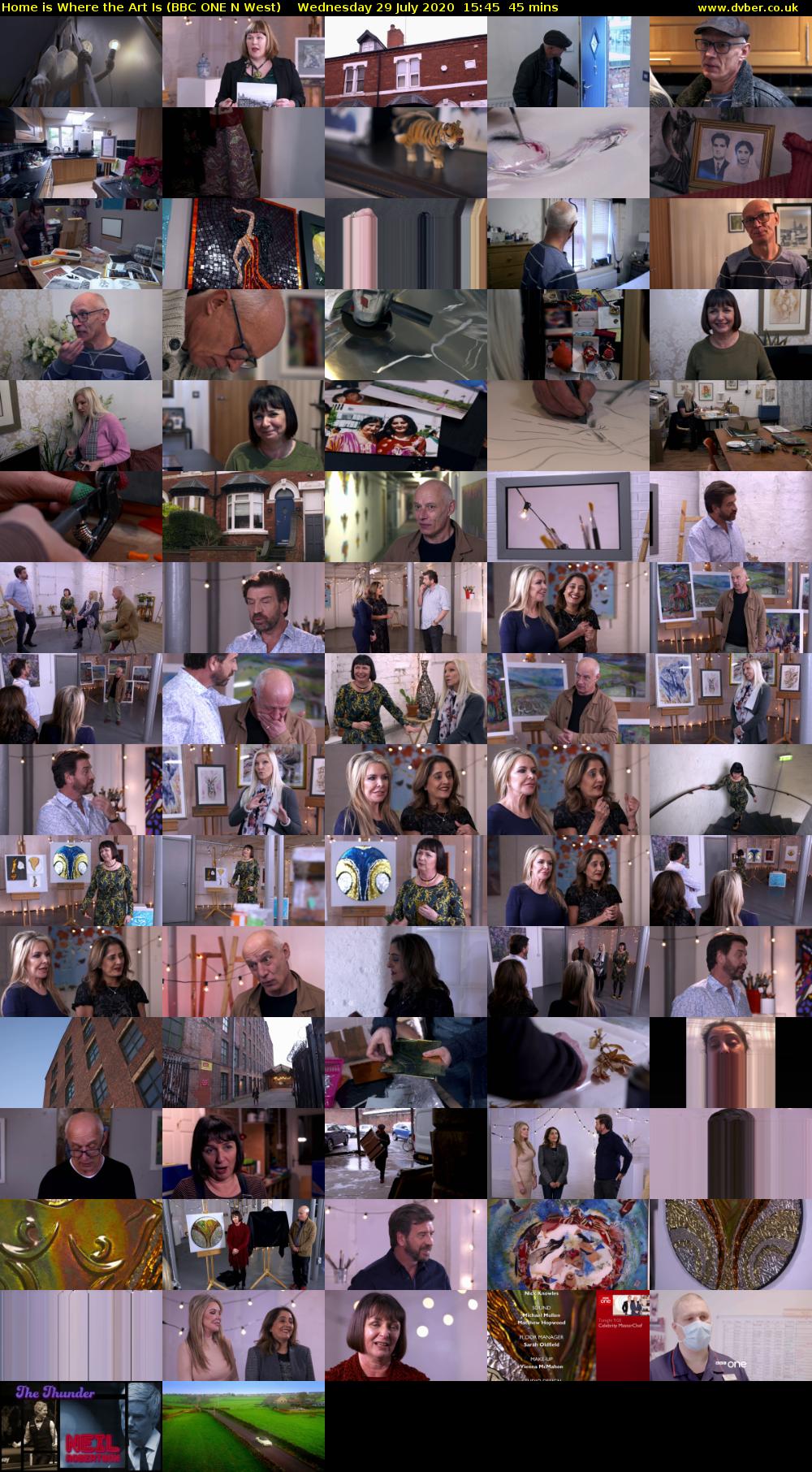 Home is Where the Art Is (BBC ONE N West) Wednesday 29 July 2020 15:45 - 16:30