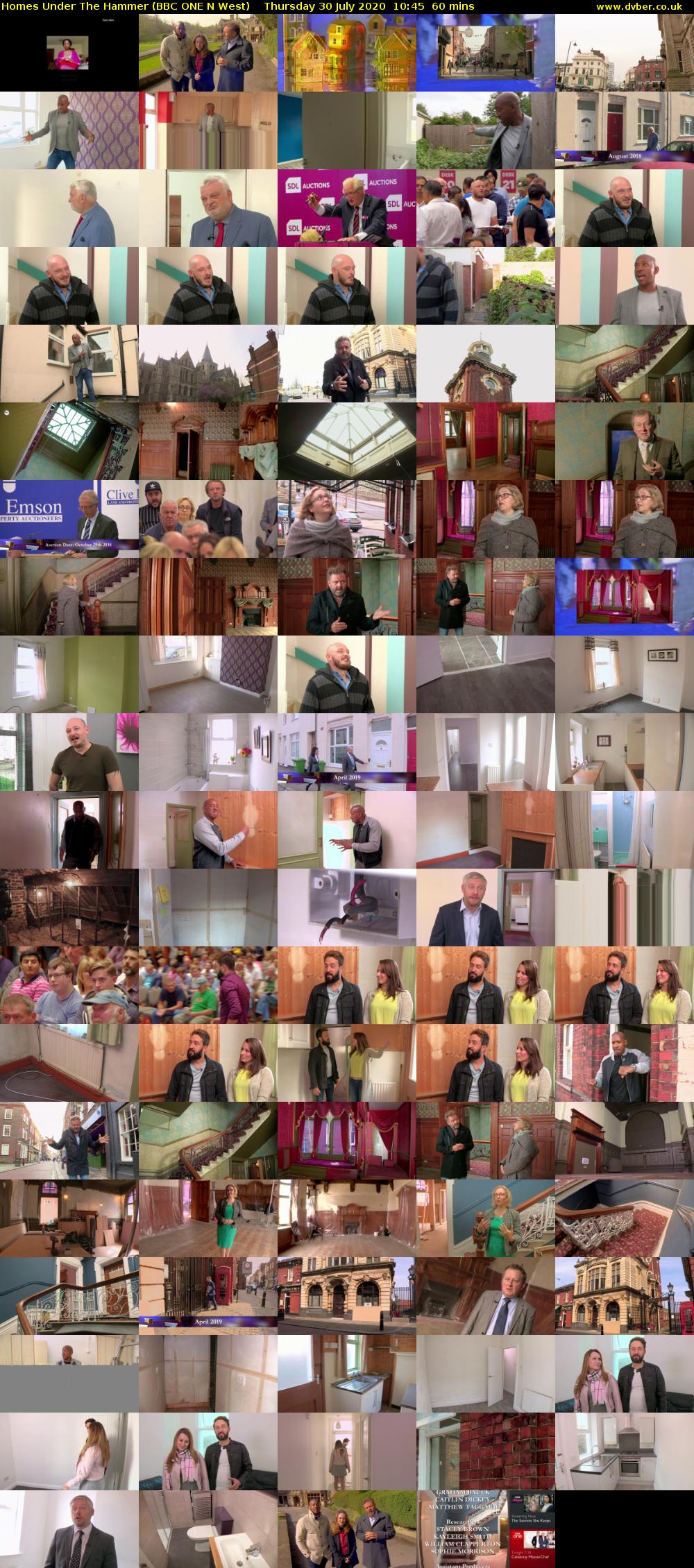 Homes Under The Hammer (BBC ONE N West) Thursday 30 July 2020 10:45 - 11:45