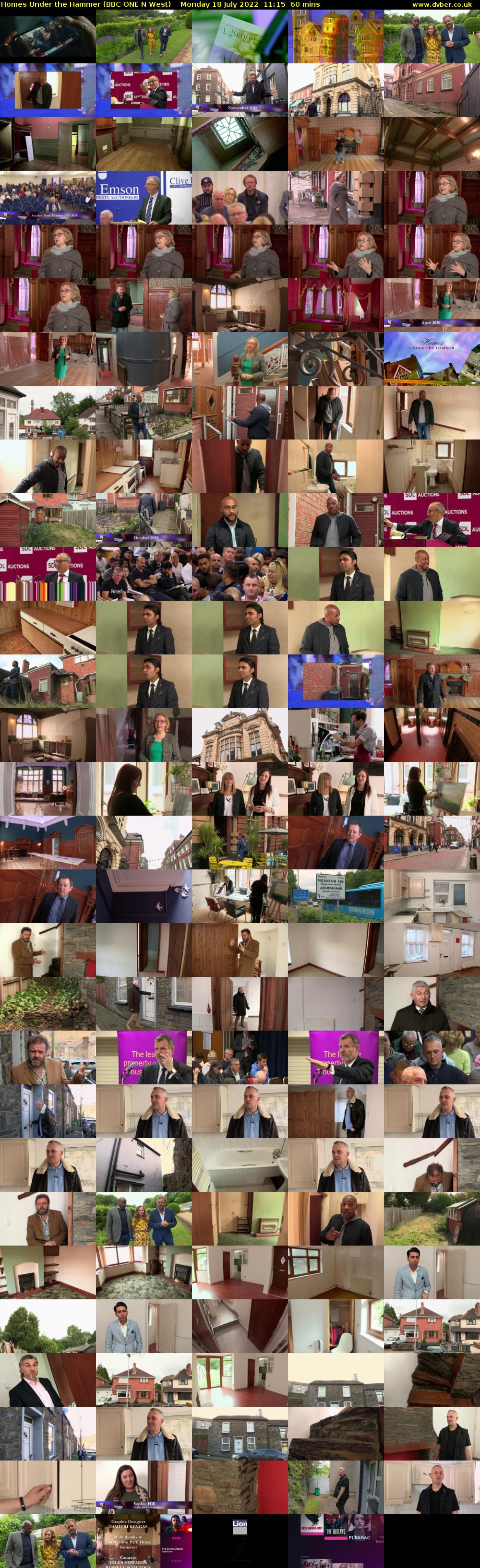 Homes Under the Hammer (BBC ONE N West) Monday 18 July 2022 11:15 - 12:15