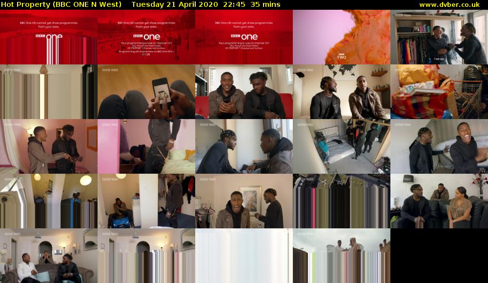 Hot Property (BBC ONE N West) Tuesday 21 April 2020 22:45 - 23:20