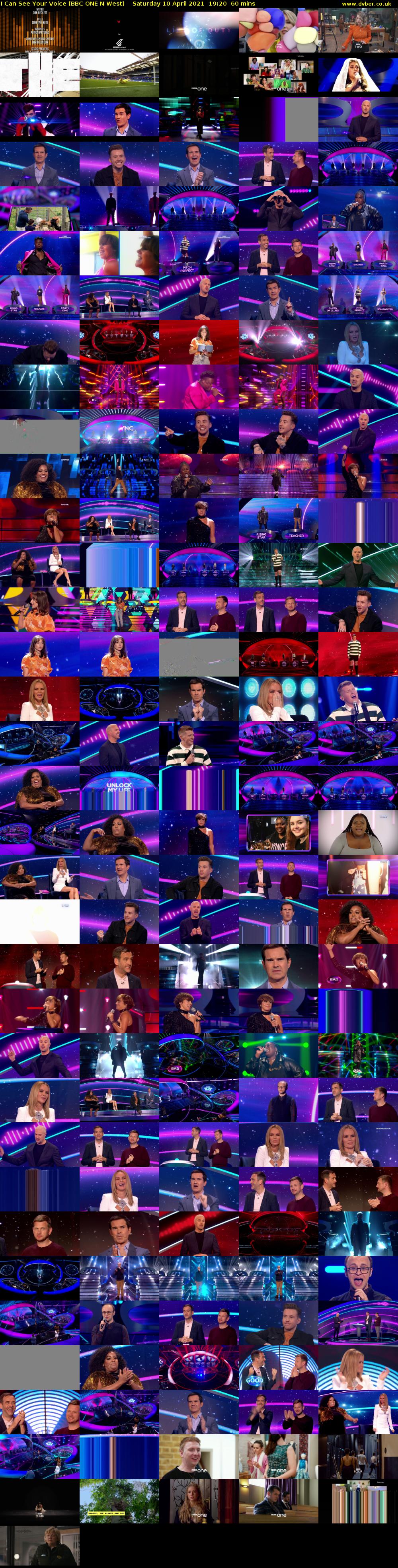 I Can See Your Voice (BBC ONE N West) Saturday 10 April 2021 19:20 - 20:20