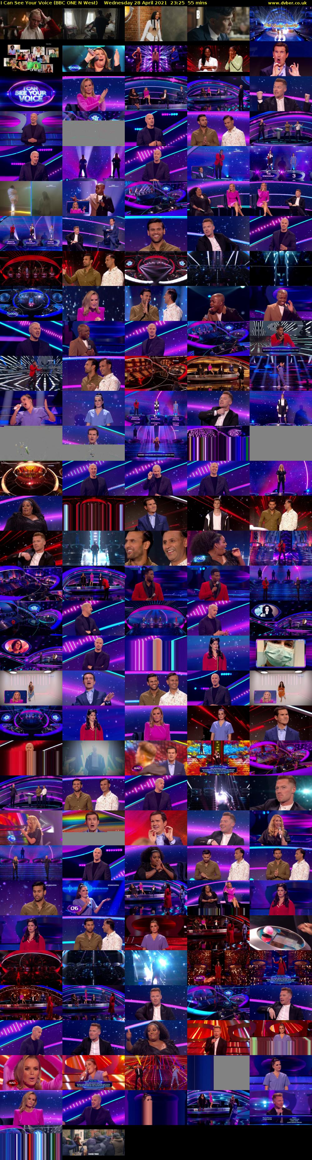 I Can See Your Voice (BBC ONE N West) Wednesday 28 April 2021 23:25 - 00:20