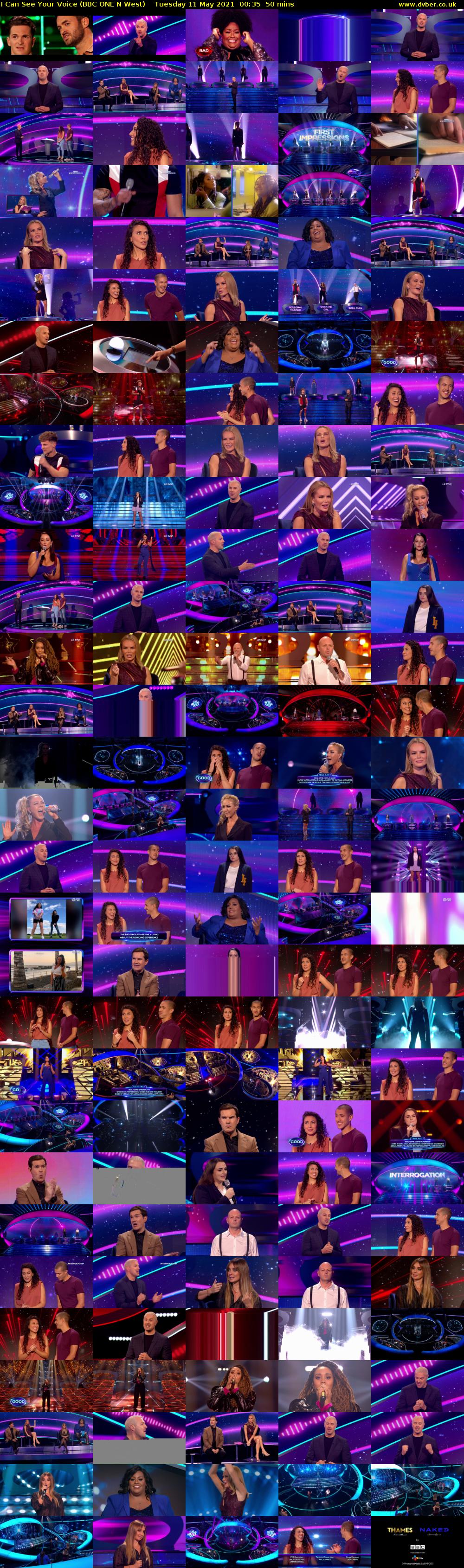 I Can See Your Voice (BBC ONE N West) Tuesday 11 May 2021 00:35 - 01:25