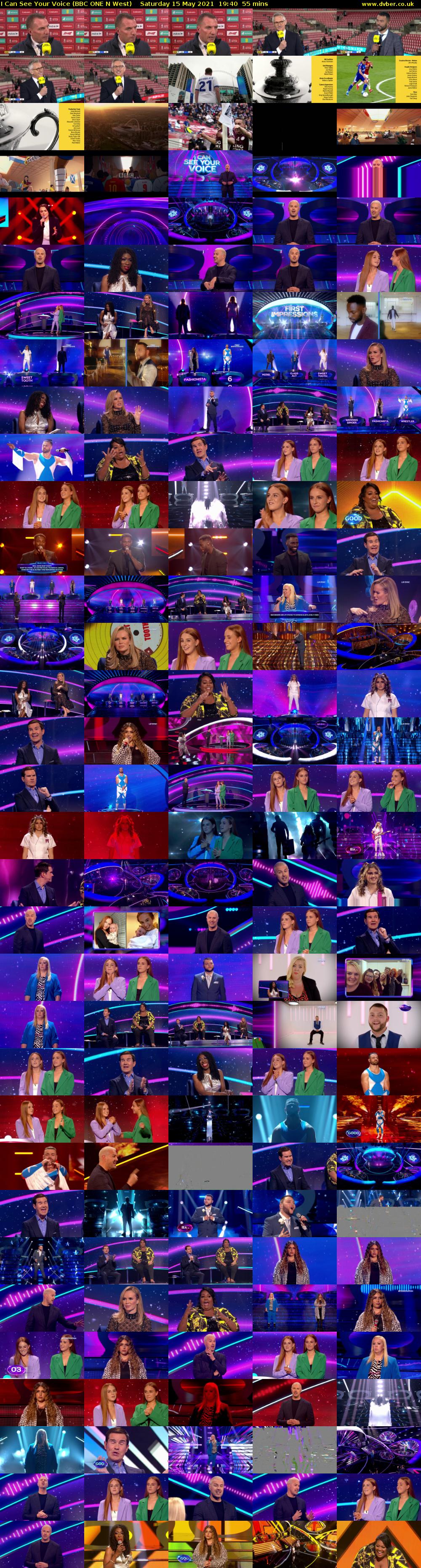 I Can See Your Voice (BBC ONE N West) Saturday 15 May 2021 19:40 - 20:35