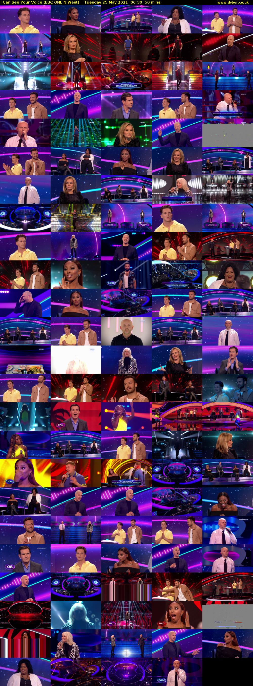 I Can See Your Voice (BBC ONE N West) Tuesday 25 May 2021 00:30 - 01:20