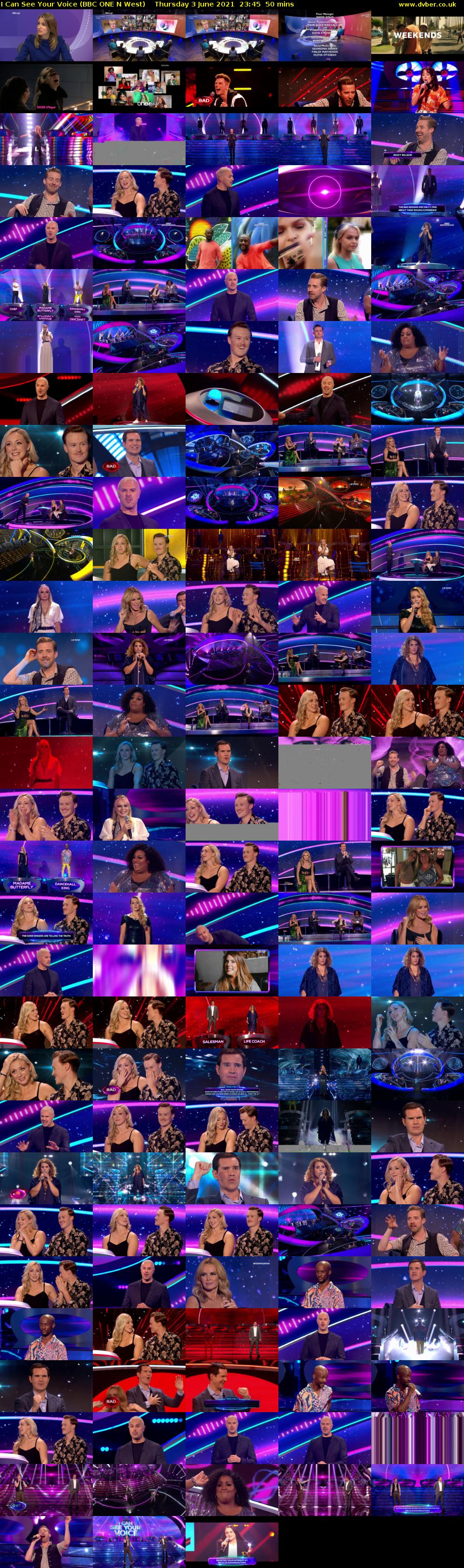I Can See Your Voice (BBC ONE N West) Thursday 3 June 2021 23:45 - 00:35