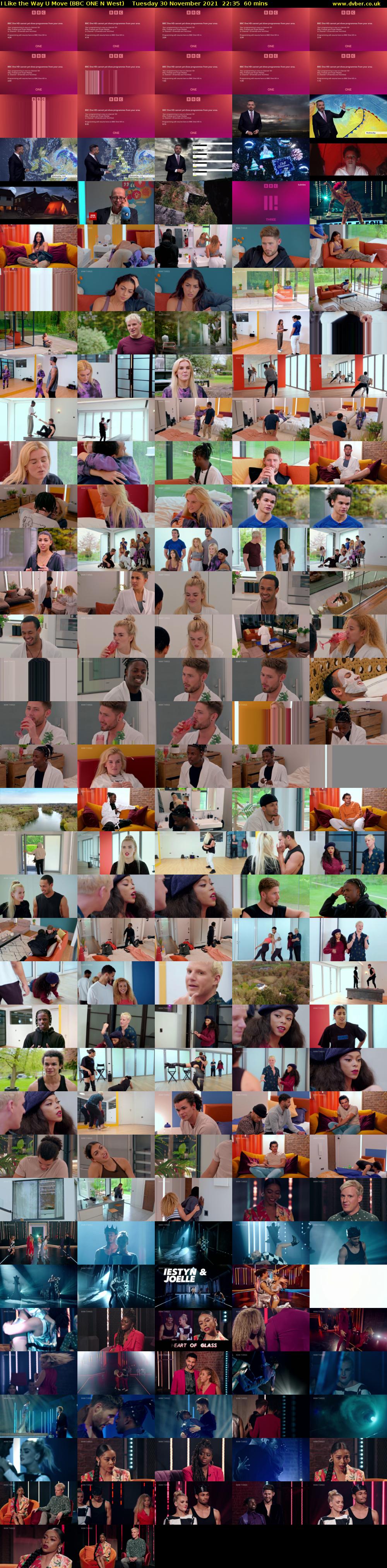 I Like the Way U Move (BBC ONE N West) Tuesday 30 November 2021 22:35 - 23:35