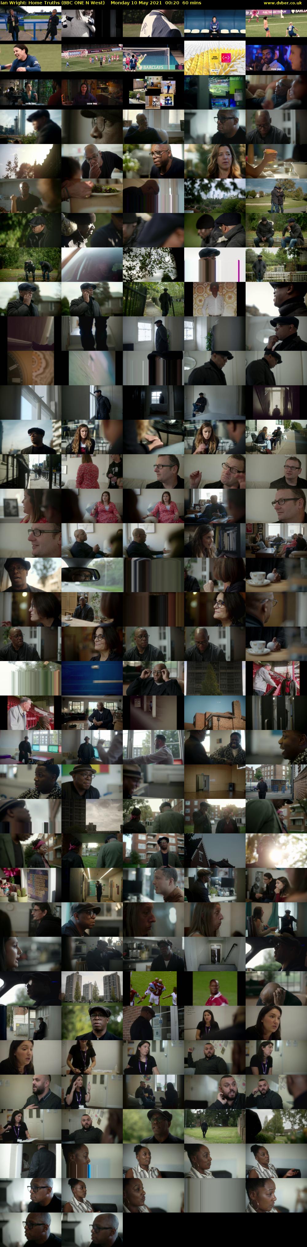 Ian Wright: Home Truths (BBC ONE N West) Monday 10 May 2021 00:20 - 01:20