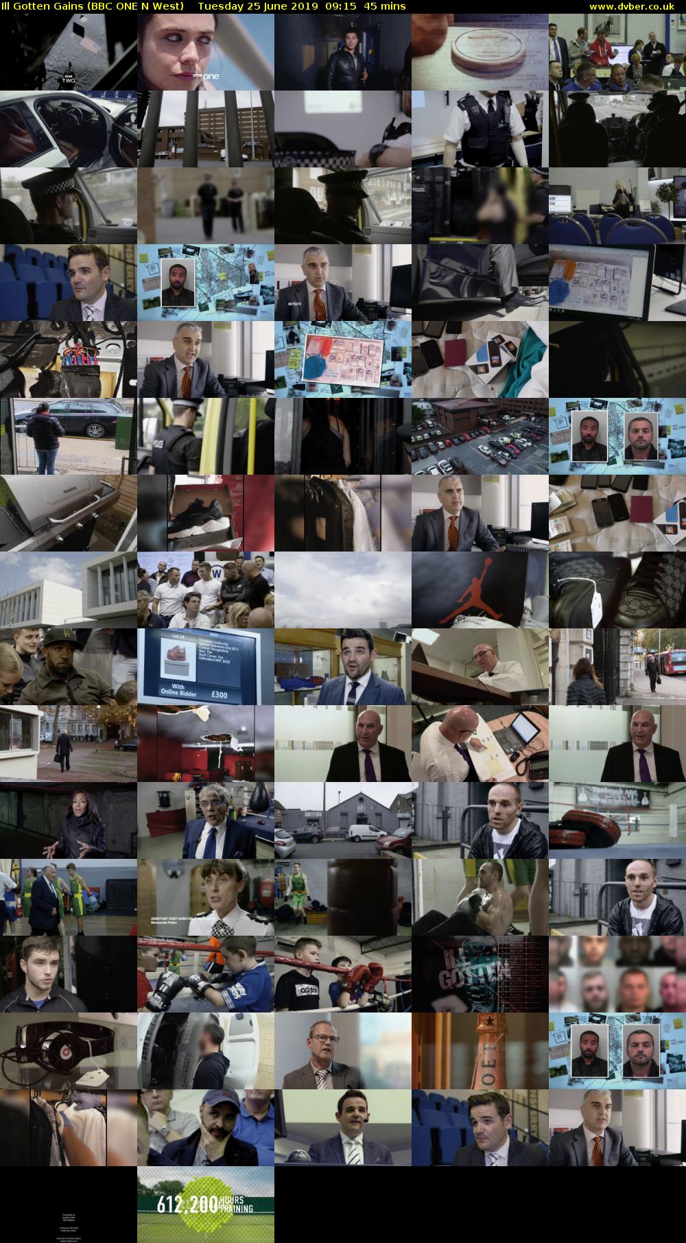 Ill Gotten Gains (BBC ONE N West) Tuesday 25 June 2019 09:15 - 10:00