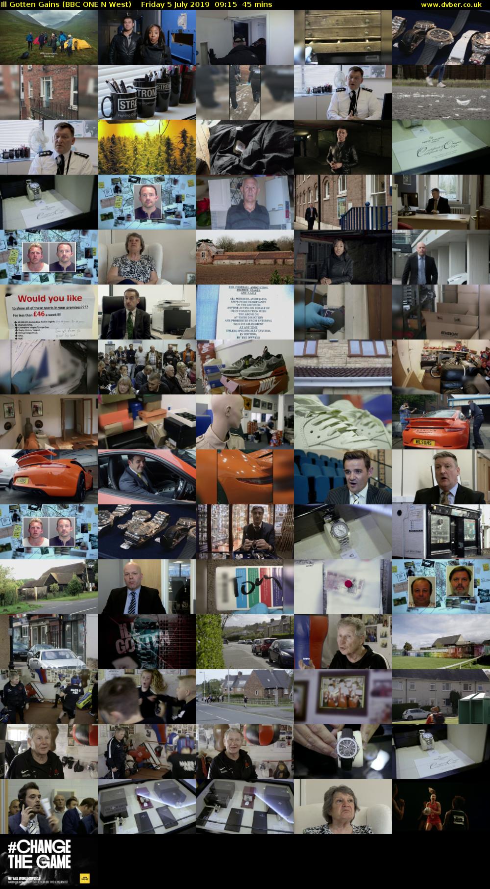 Ill Gotten Gains (BBC ONE N West) Friday 5 July 2019 09:15 - 10:00