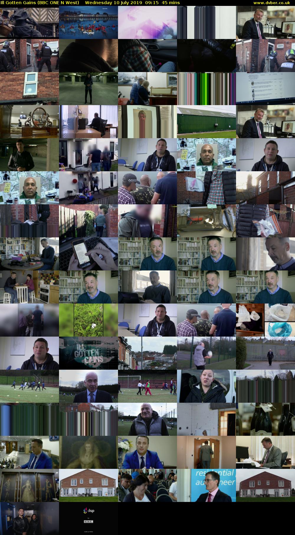 Ill Gotten Gains (BBC ONE N West) Wednesday 10 July 2019 09:15 - 10:00