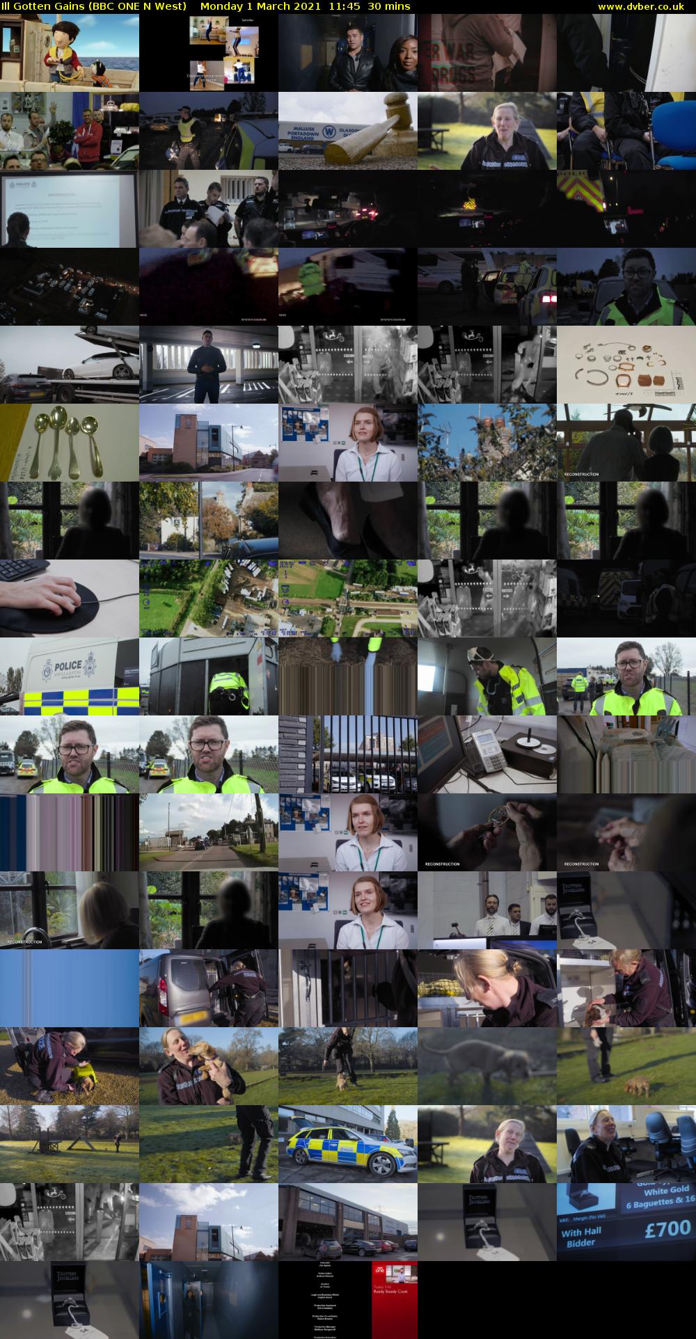 Ill Gotten Gains (BBC ONE N West) Monday 1 March 2021 11:45 - 12:15