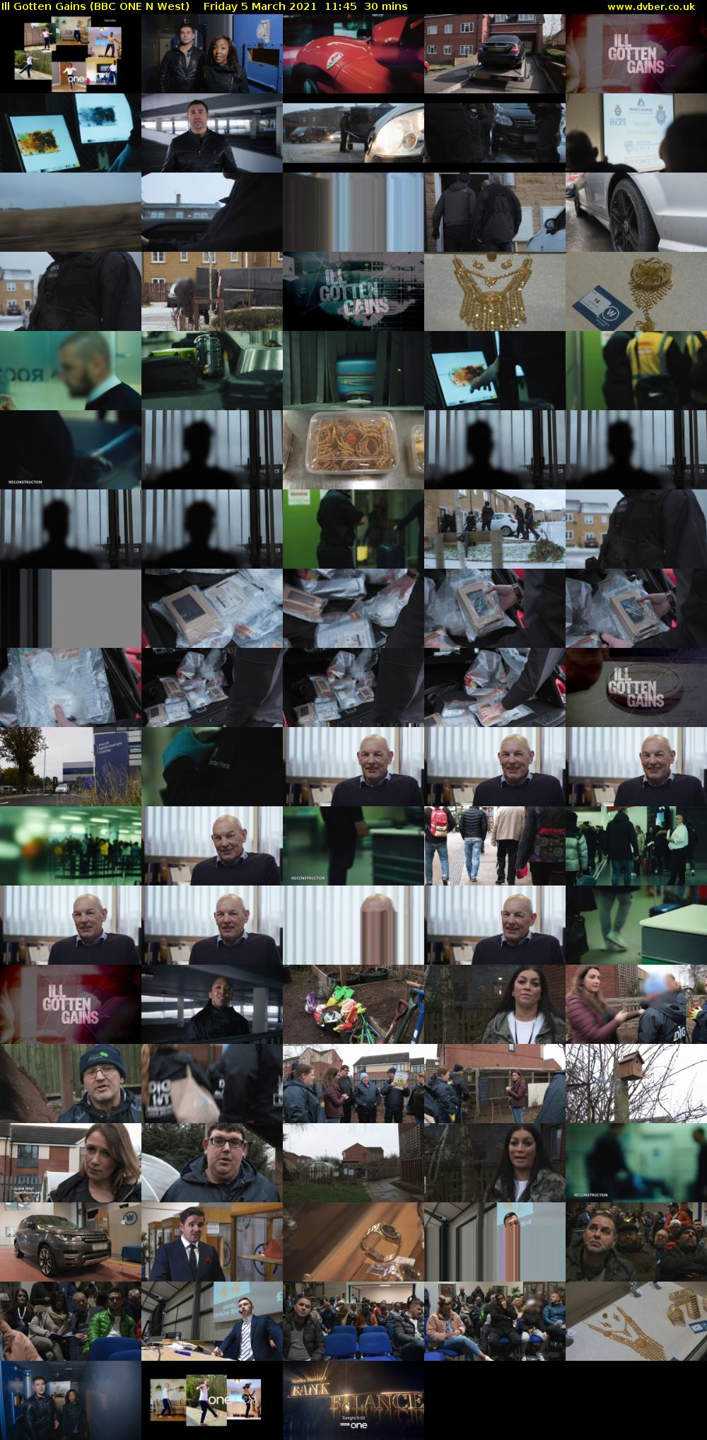 Ill Gotten Gains (BBC ONE N West) Friday 5 March 2021 11:45 - 12:15