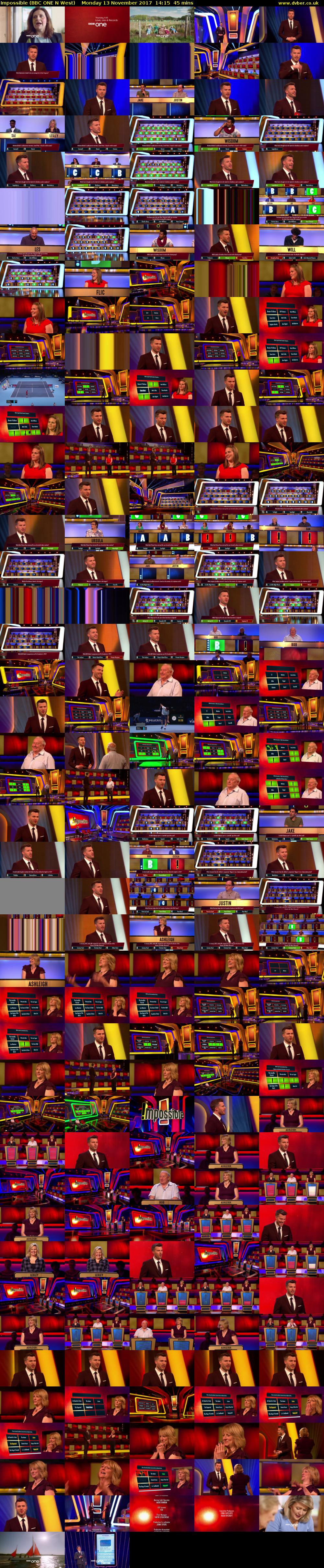 Impossible (BBC ONE N West) Monday 13 November 2017 14:15 - 15:00