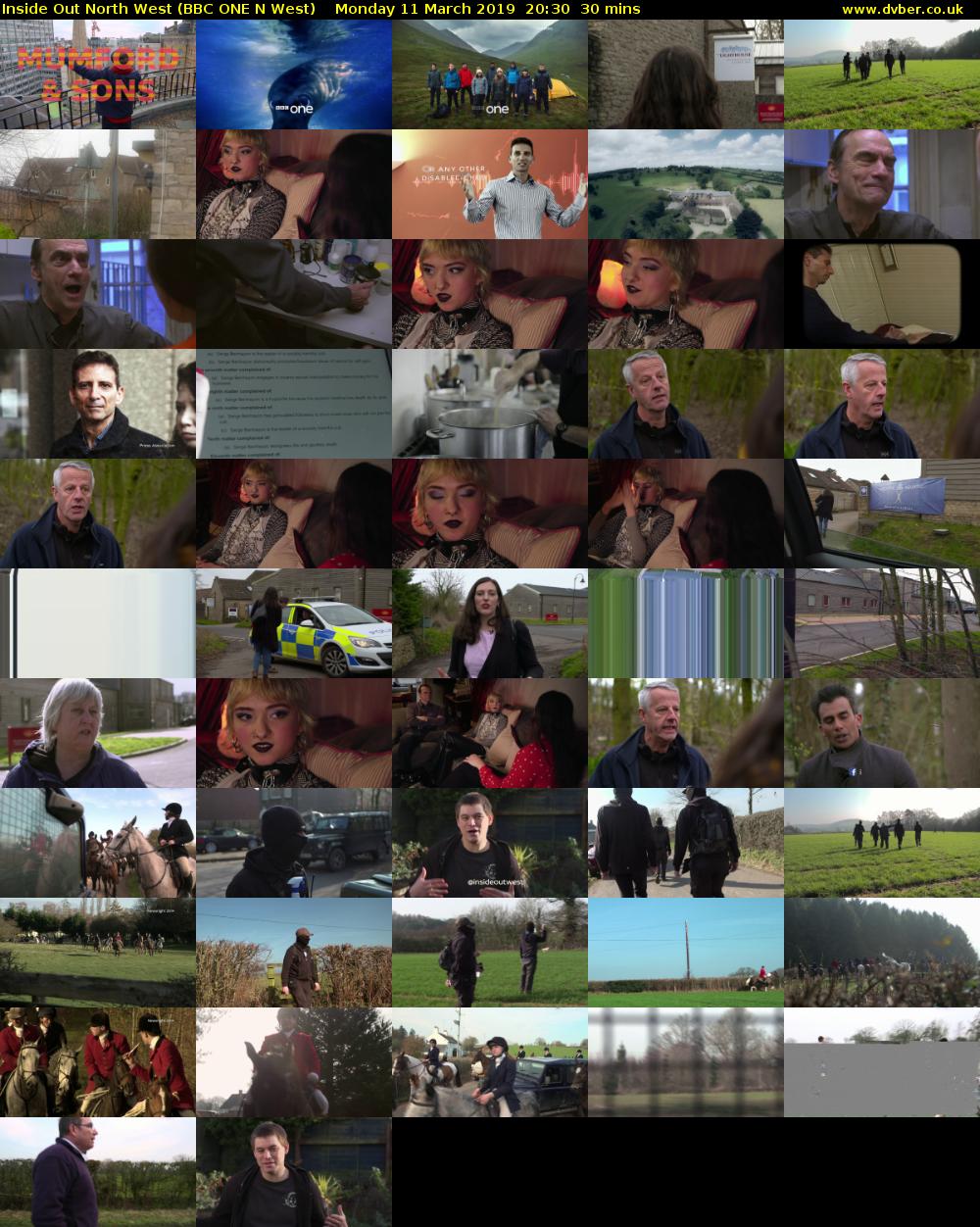 Inside Out North West (BBC ONE N West) Monday 11 March 2019 20:30 - 21:00