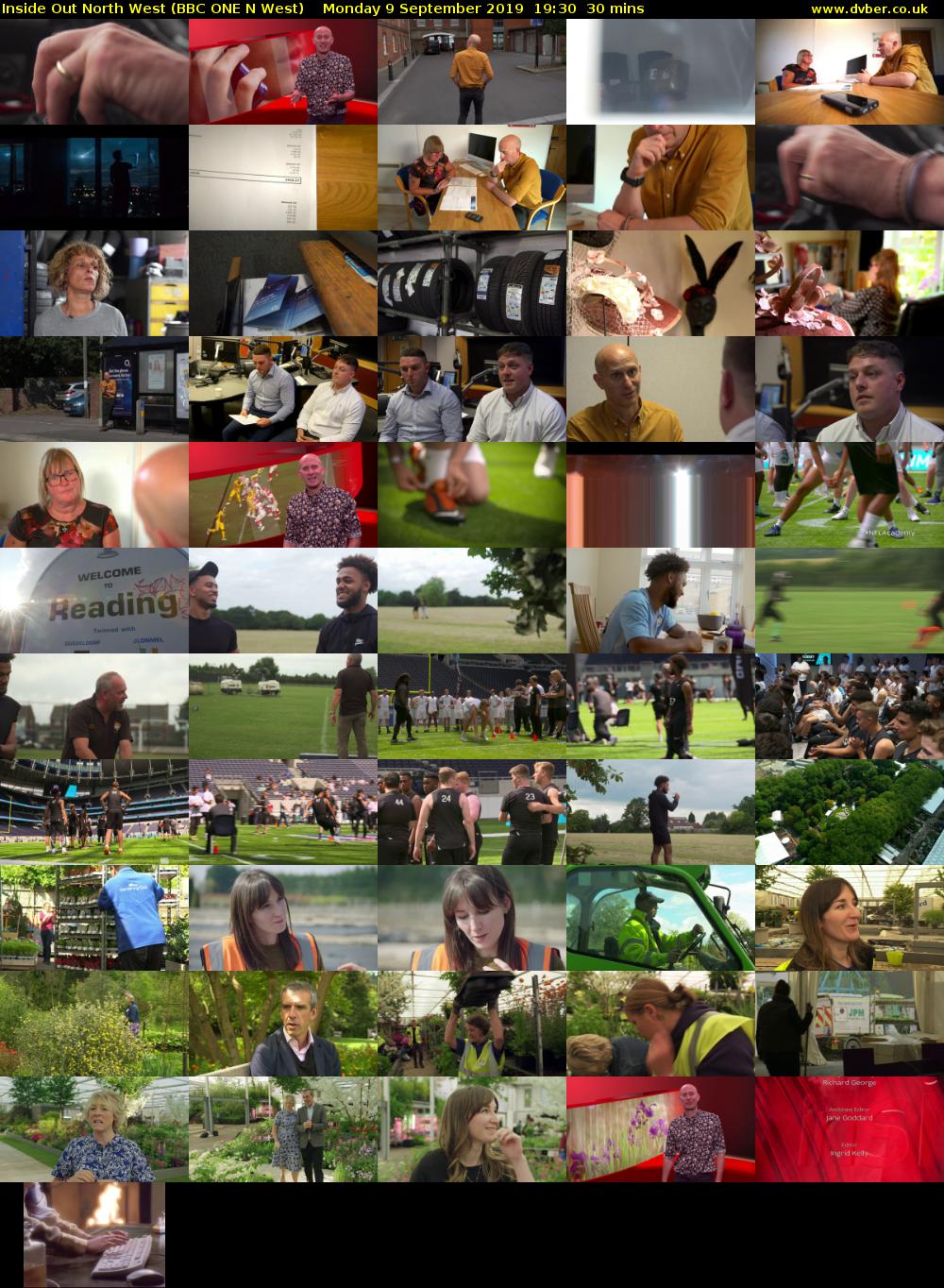 Inside Out North West (BBC ONE N West) Monday 9 September 2019 19:30 - 20:00