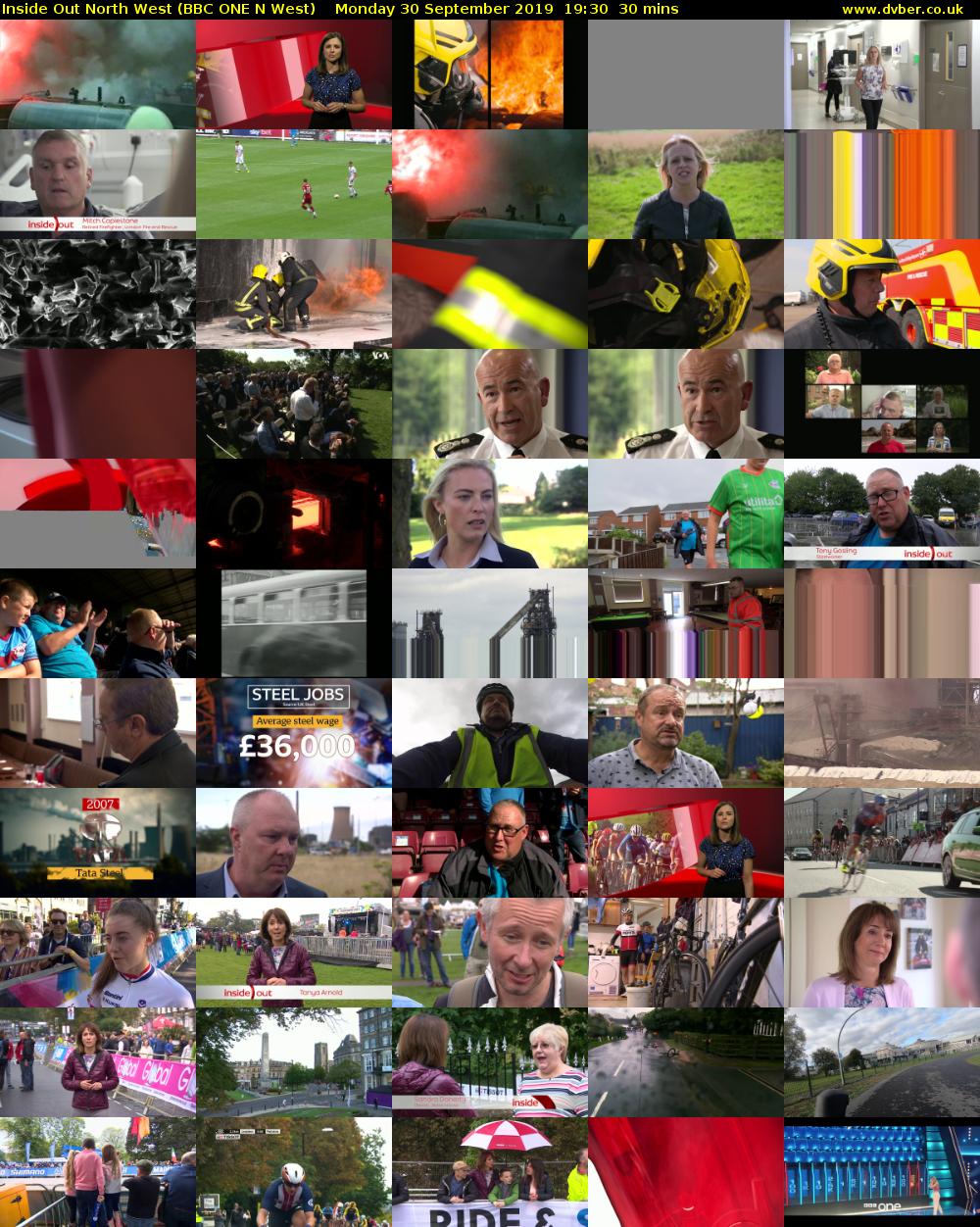 Inside Out North West (BBC ONE N West) Monday 30 September 2019 19:30 - 20:00
