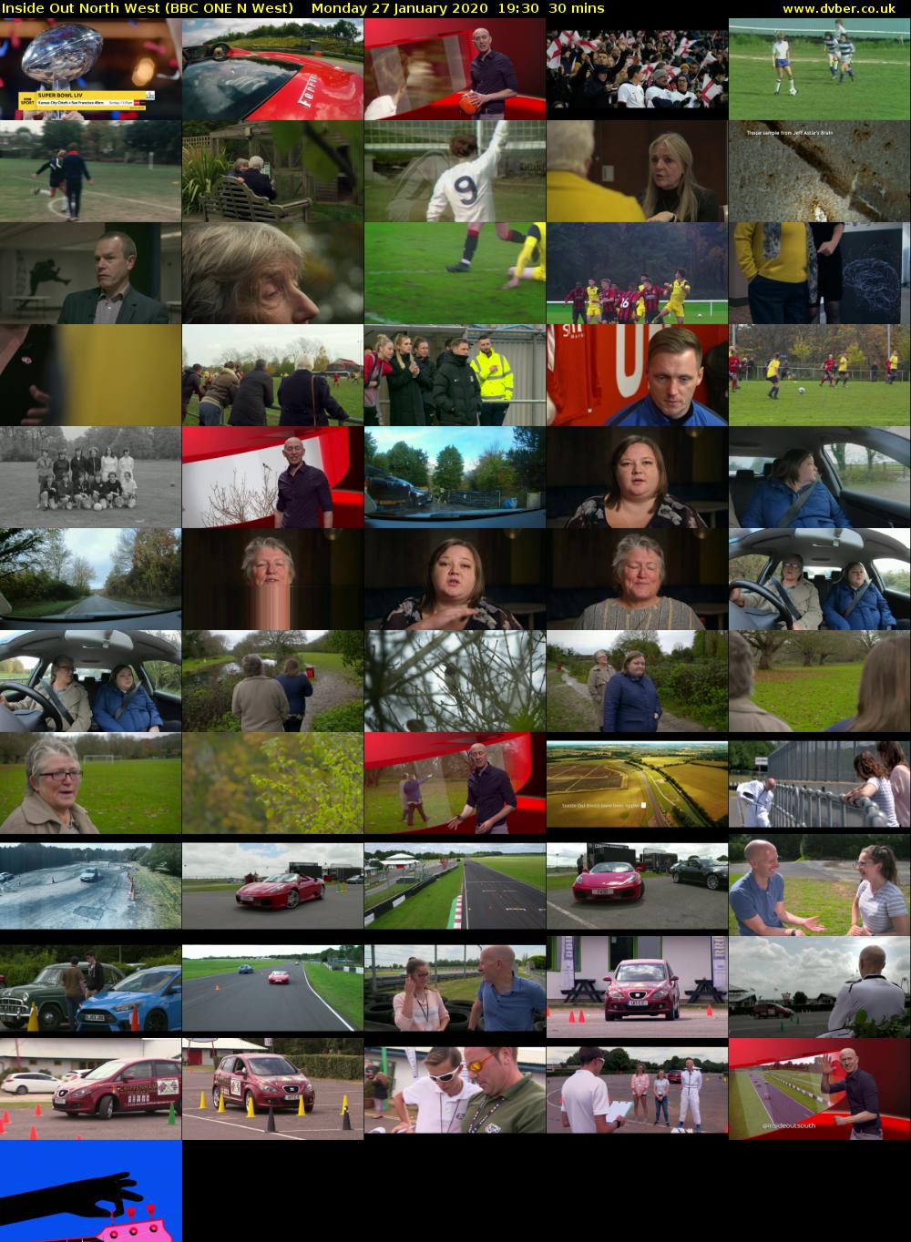 Inside Out North West (BBC ONE N West) Monday 27 January 2020 19:30 - 20:00