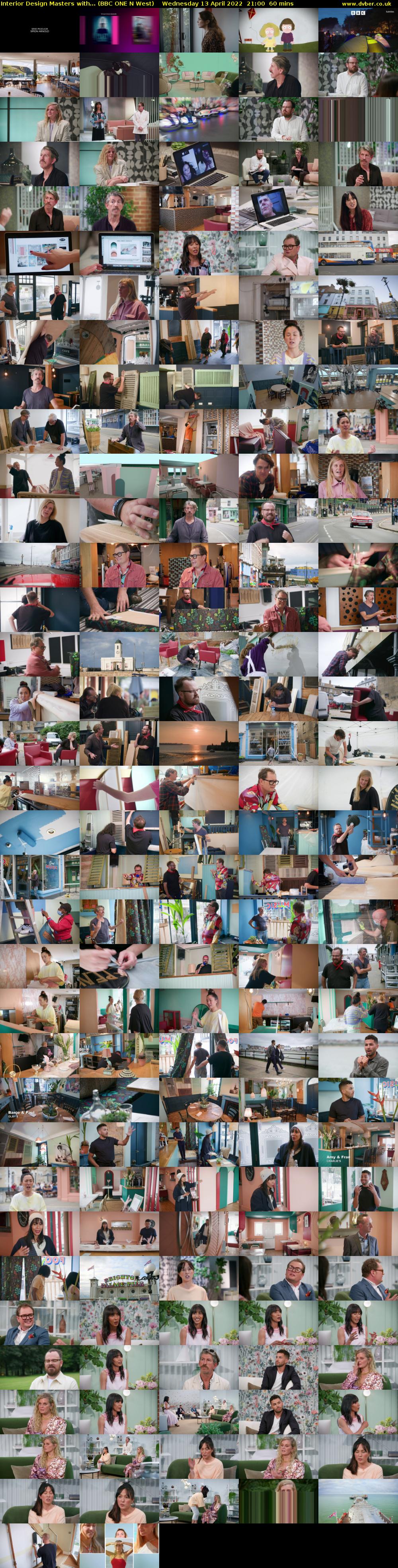 Interior Design Masters with... (BBC ONE N West) Wednesday 13 April 2022 21:00 - 22:00