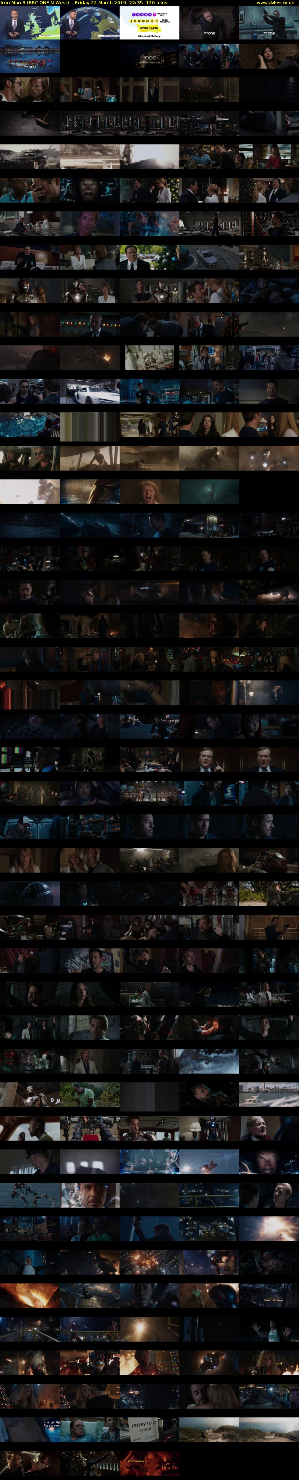 Iron Man 3 (BBC ONE N West) Friday 22 March 2019 22:35 - 00:35