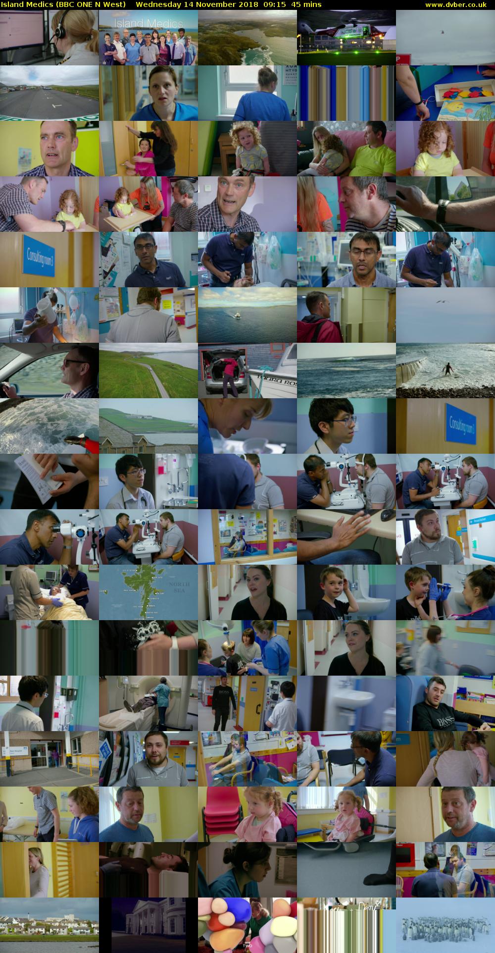 Island Medics (BBC ONE N West) Wednesday 14 November 2018 09:15 - 10:00