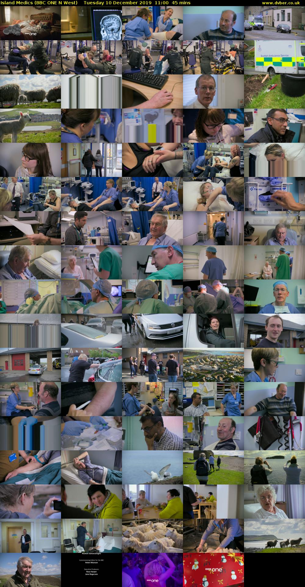 Island Medics (BBC ONE N West) Tuesday 10 December 2019 11:00 - 11:45