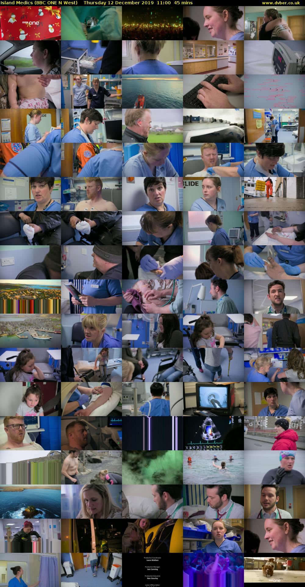 Island Medics (BBC ONE N West) Thursday 12 December 2019 11:00 - 11:45