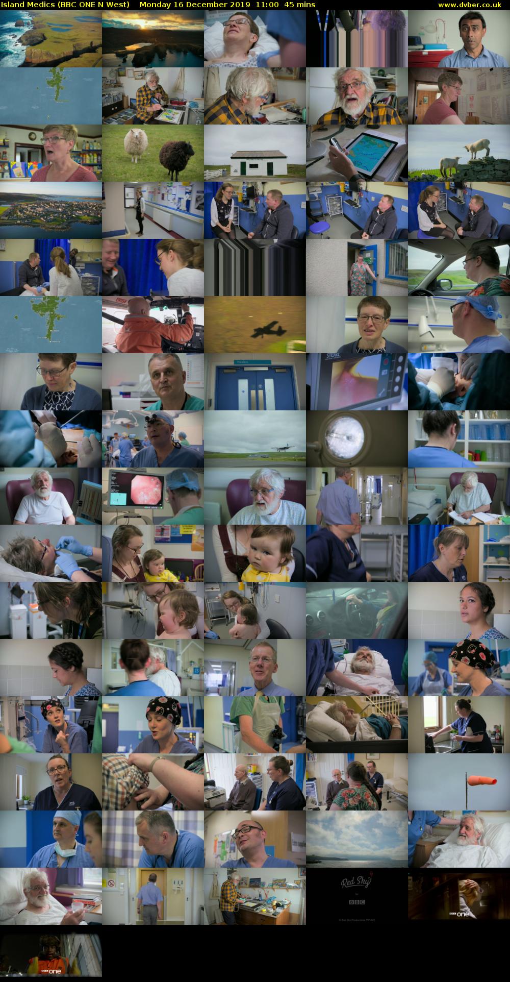 Island Medics (BBC ONE N West) Monday 16 December 2019 11:00 - 11:45