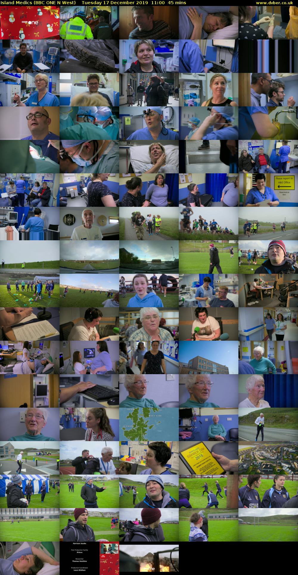 Island Medics (BBC ONE N West) Tuesday 17 December 2019 11:00 - 11:45