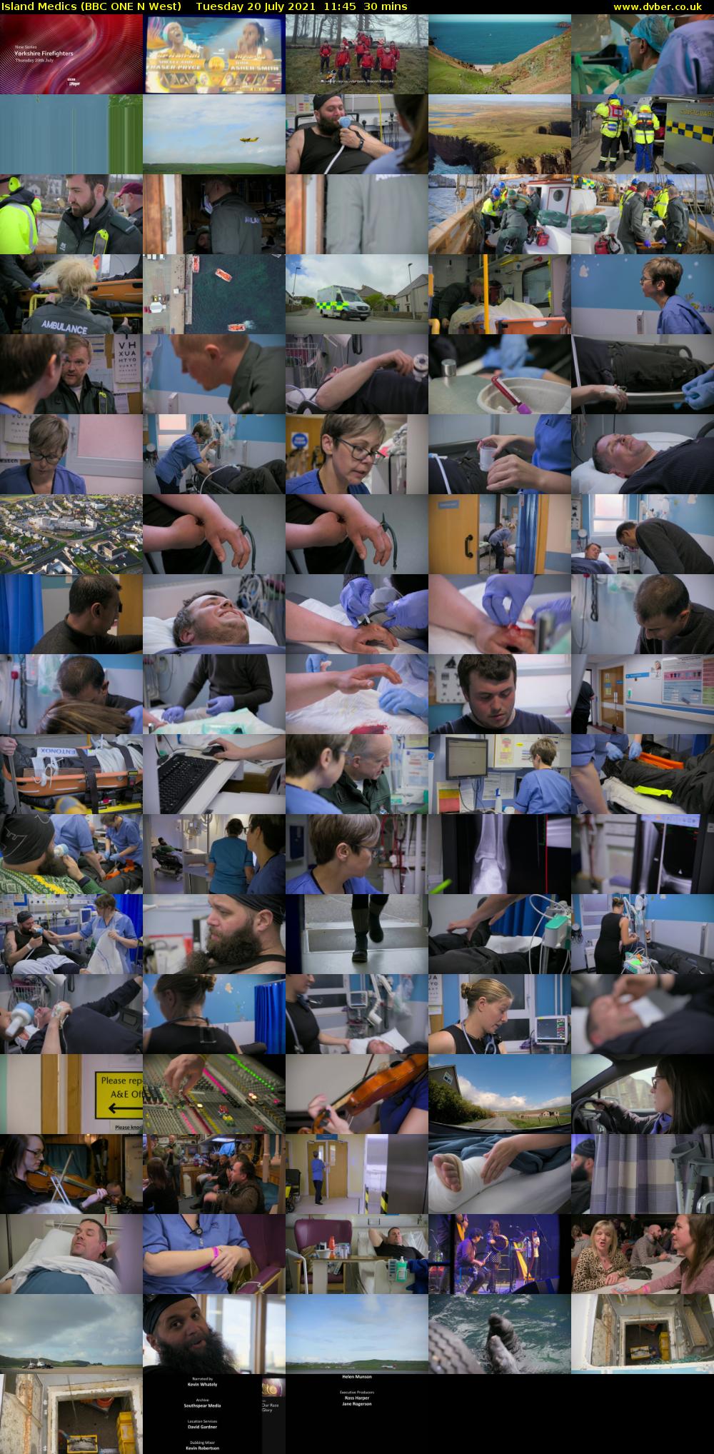 Island Medics (BBC ONE N West) Tuesday 20 July 2021 11:45 - 12:15