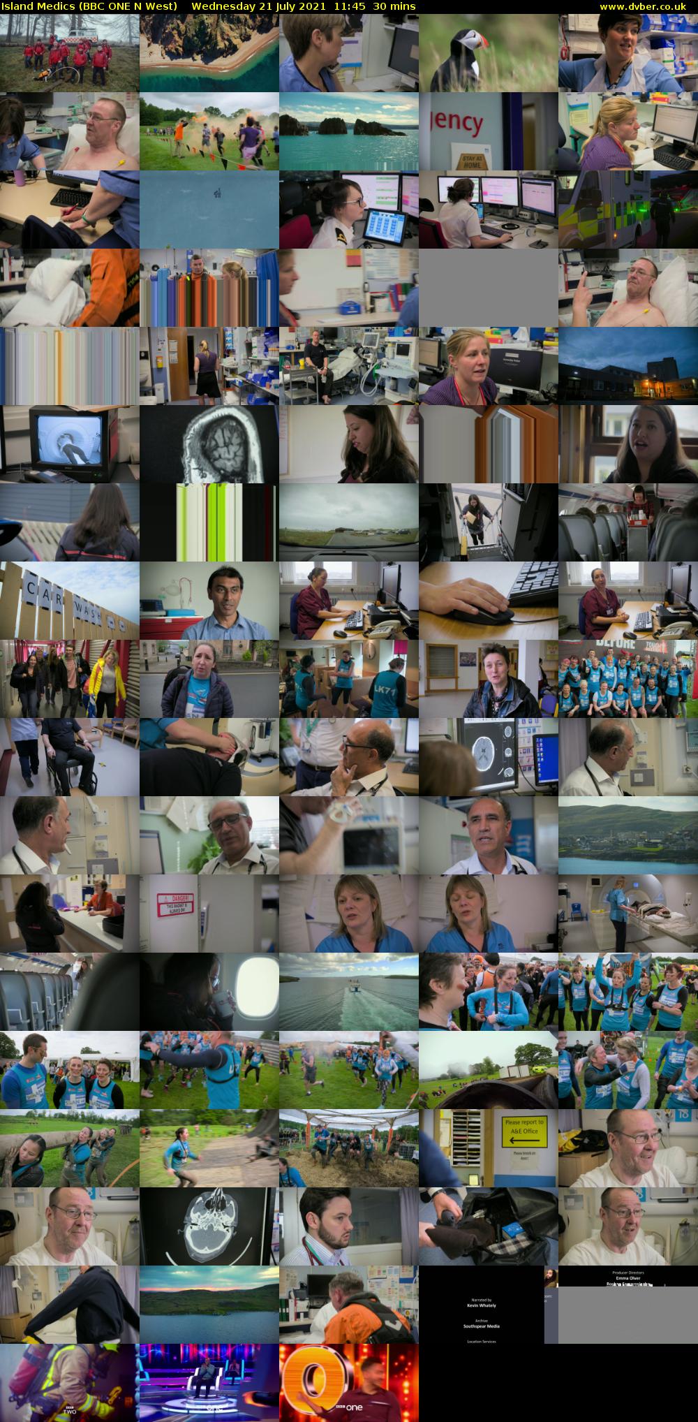 Island Medics (BBC ONE N West) Wednesday 21 July 2021 11:45 - 12:15