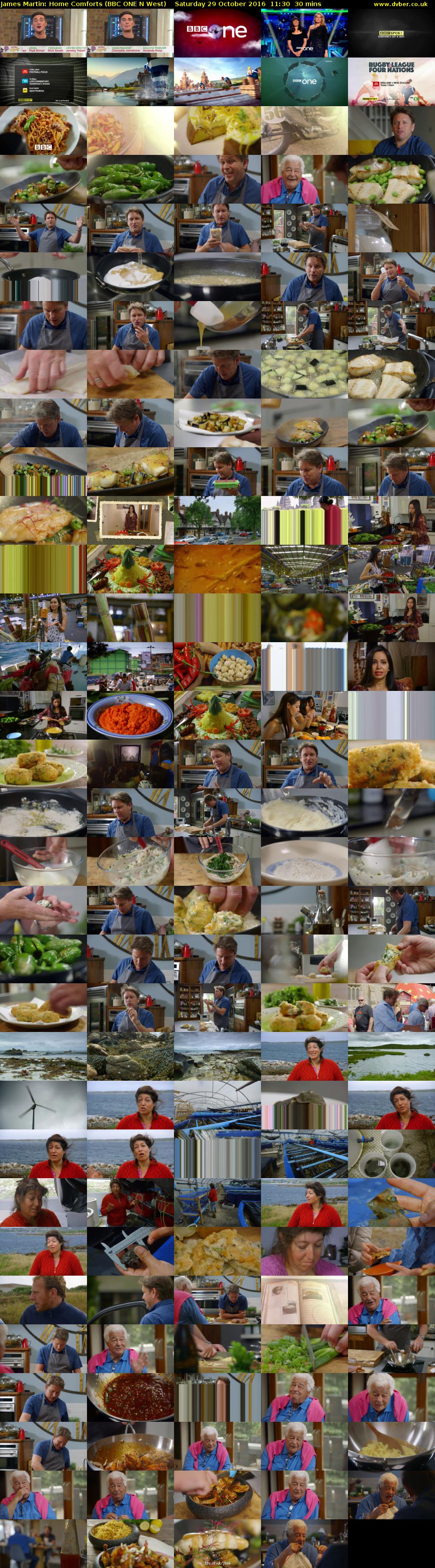 James Martin: Home Comforts (BBC ONE N West) Saturday 29 October 2016 11:30 - 12:00