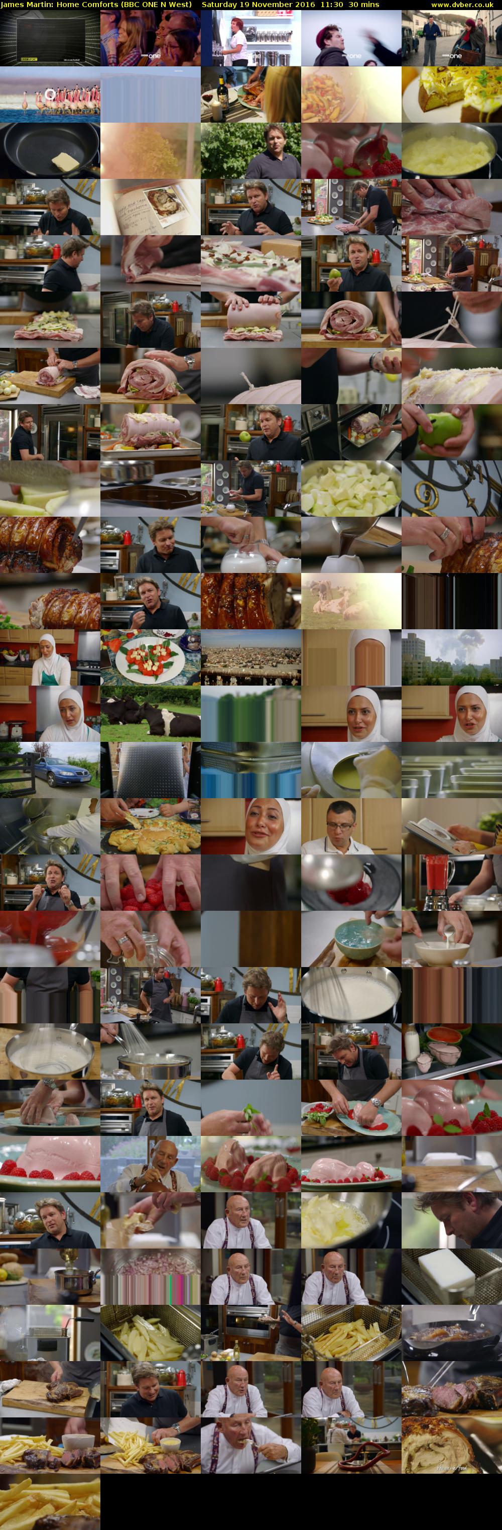 James Martin: Home Comforts (BBC ONE N West) Saturday 19 November 2016 11:30 - 12:00