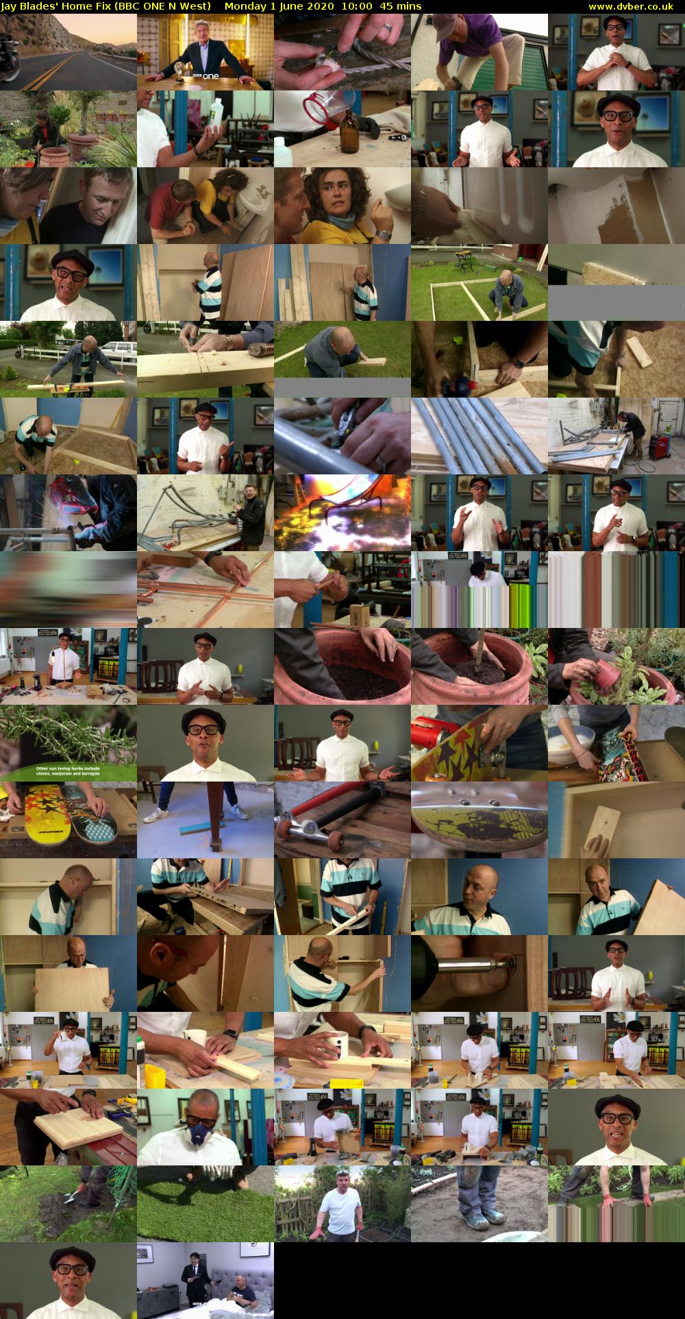 Jay Blades' Home Fix (BBC ONE N West) Monday 1 June 2020 10:00 - 10:45