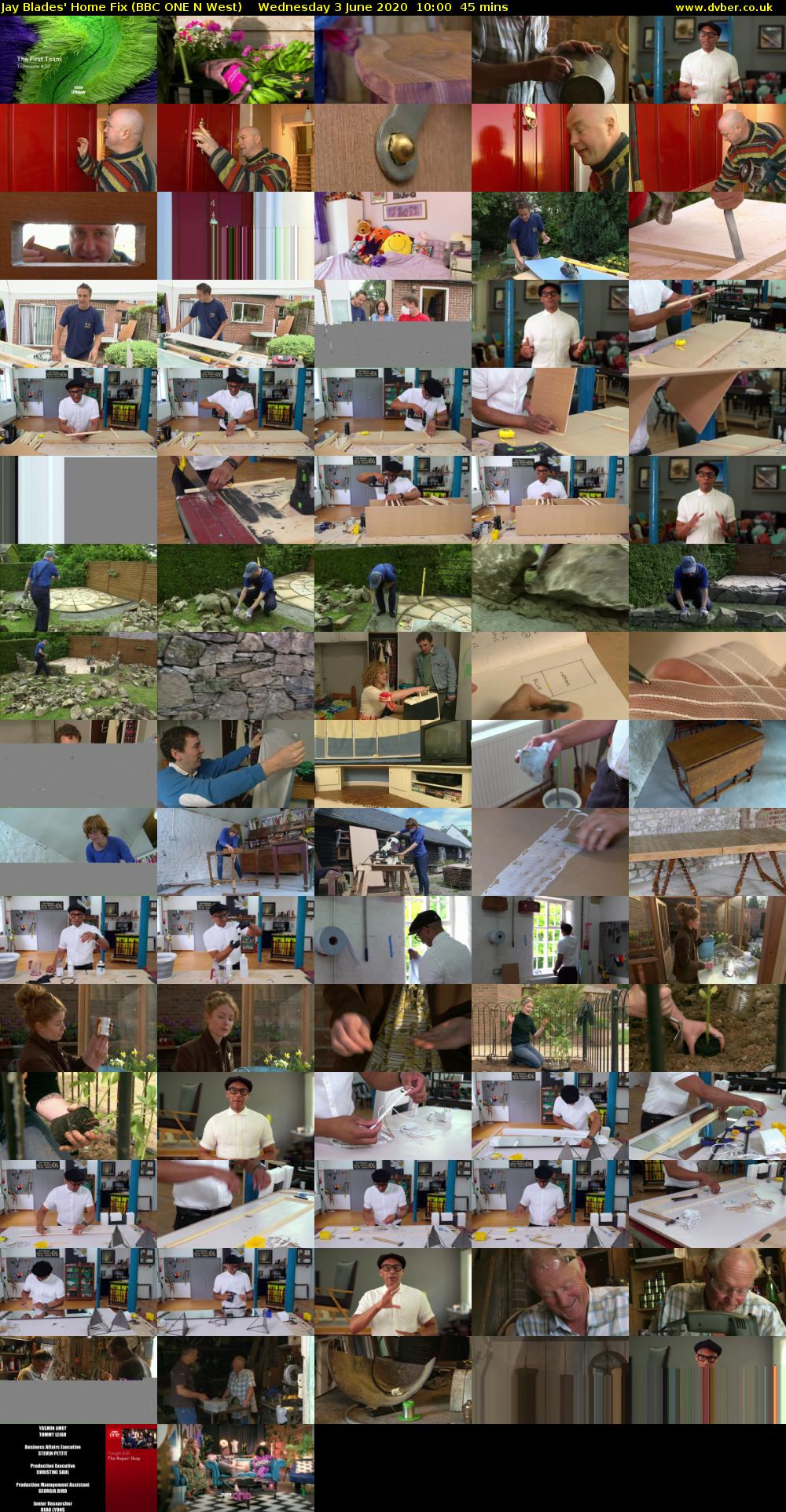 Jay Blades' Home Fix (BBC ONE N West) Wednesday 3 June 2020 10:00 - 10:45