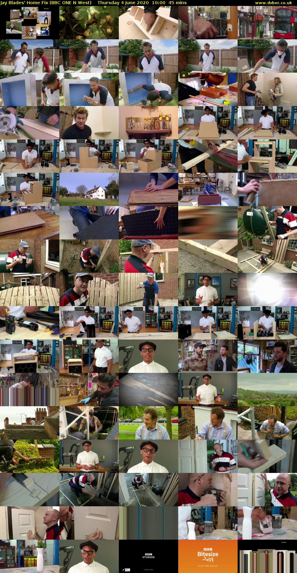 Jay Blades' Home Fix (BBC ONE N West) Thursday 4 June 2020 10:00 - 10:45
