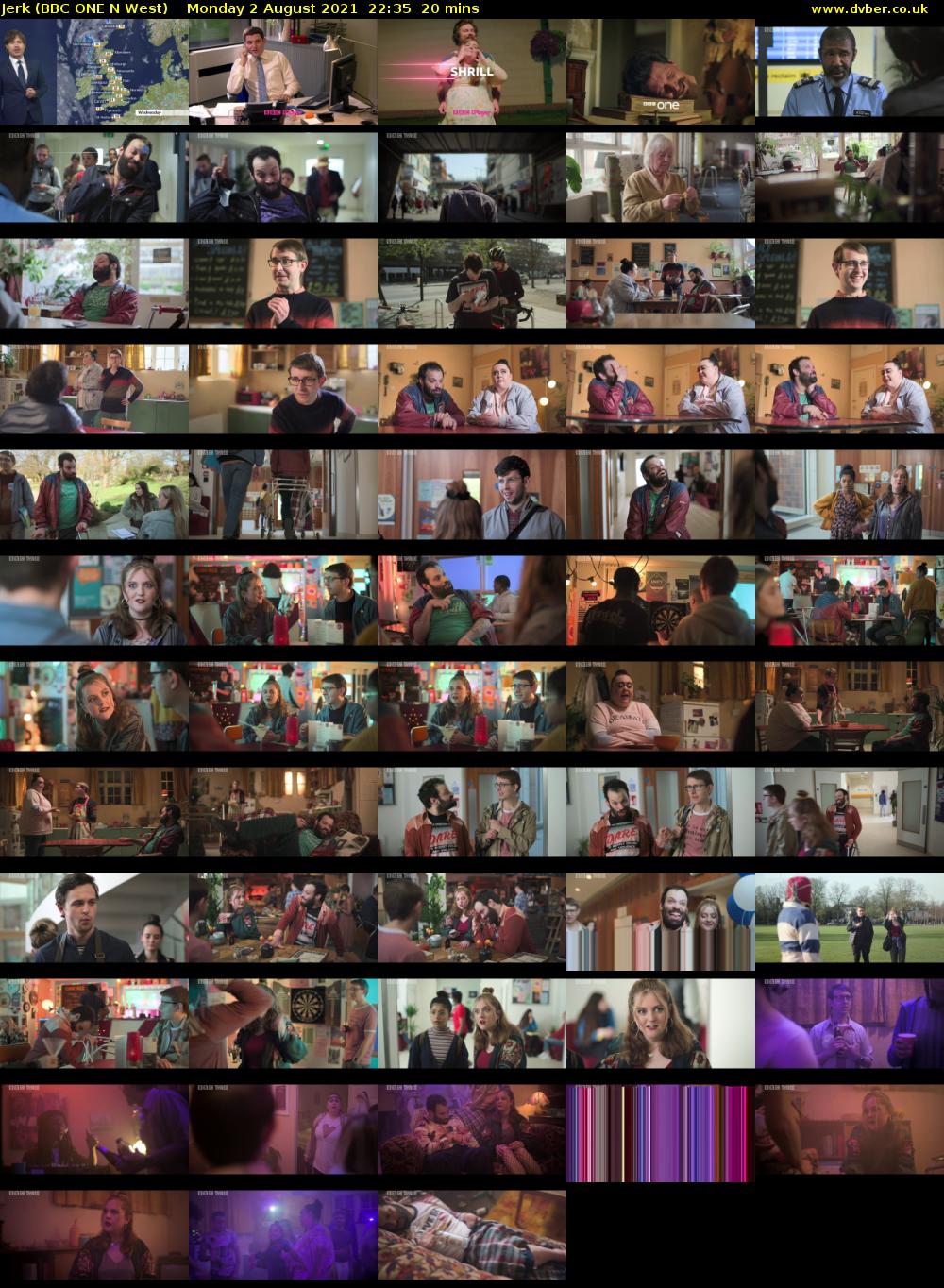 Jerk (BBC ONE N West) Monday 2 August 2021 22:35 - 22:55