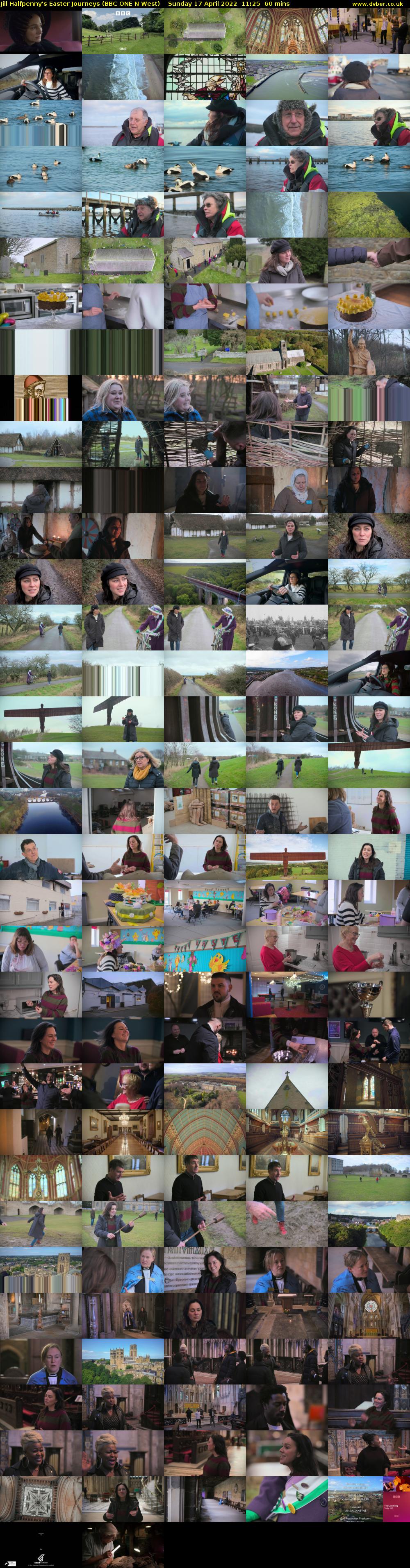 Jill Halfpenny's Easter Journeys (BBC ONE N West) Sunday 17 April 2022 11:25 - 12:25