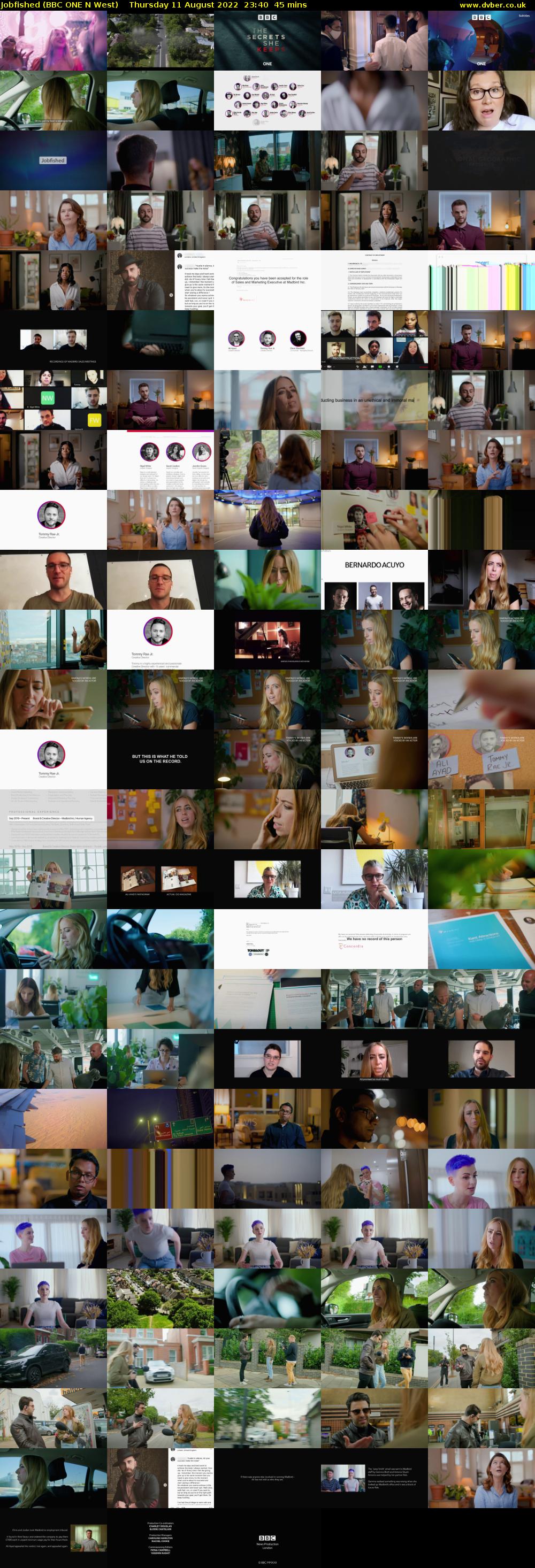 Jobfished (BBC ONE N West) Thursday 11 August 2022 23:40 - 00:25