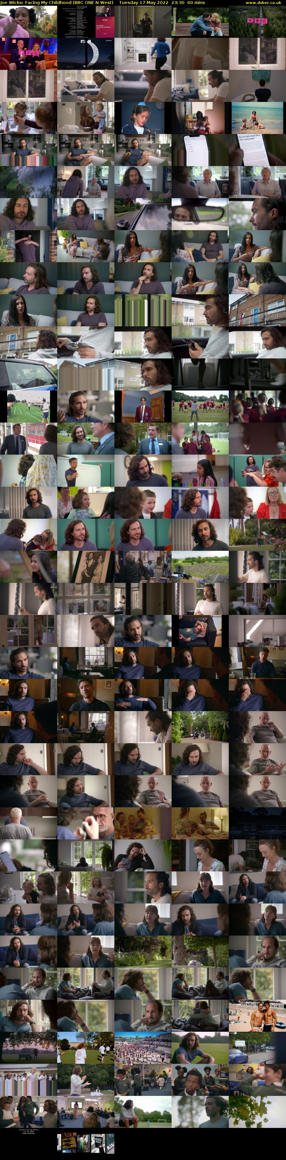 Joe Wicks: Facing My Childhood (BBC ONE N West) Tuesday 17 May 2022 23:30 - 00:30