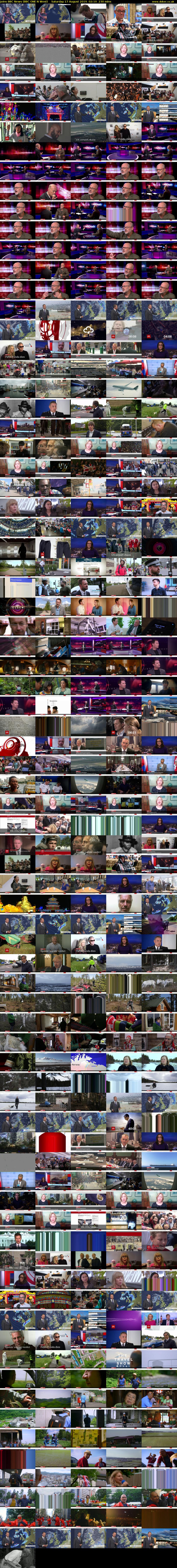 Joins BBC News (BBC ONE N West) Saturday 17 August 2019 02:10 - 06:00
