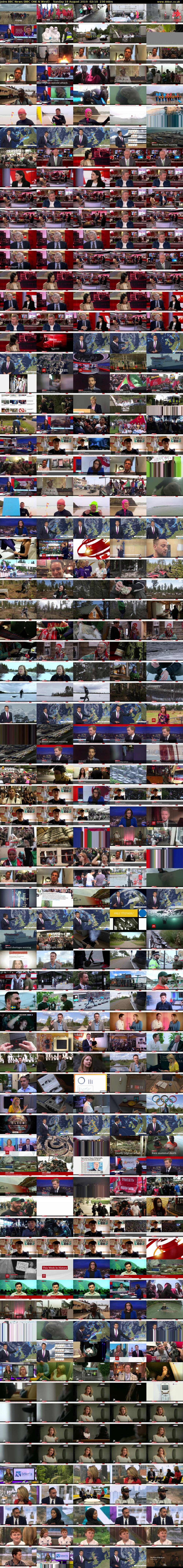 Joins BBC News (BBC ONE N West) Sunday 18 August 2019 02:10 - 06:00