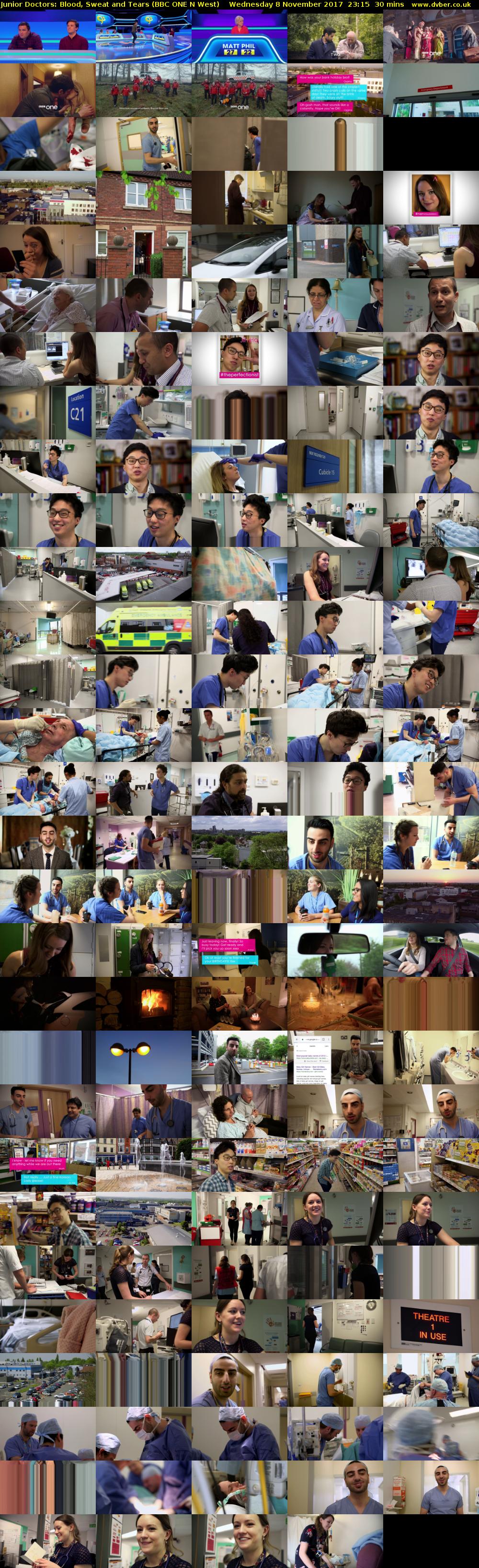 Junior Doctors: Blood, Sweat and Tears (BBC ONE N West) Wednesday 8 November 2017 23:15 - 23:45